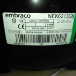 Nj2212gk 60Hz R404a 220V Refrigeration Embraco Compressor view