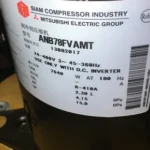 ANB78FVAMT R410A Mitsubishi inverter air conditioning refrigeration compressor view