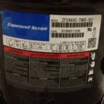 ZF24K4E-TWD-551 Low temperature cold storage scroll compressor view