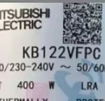 KB122VFPC 220-240V Rotor air Conditioning Refrigeration R134A Compressor view