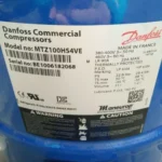MTZ100HS4AVE MTZ100HS4DVE MTZ100HS4VE reciprocating hermetic refrigerant motor-compressor view