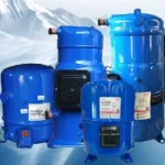 MTZ100HS4AVE MTZ100HS4DVE MTZ100HS4VE reciprocating hermetic refrigerant motor-compressor view