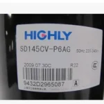 SD091CV-H3BU SD074CV-H3AU SD156CV-P6AG Rotor Compressor Refrigerating Compressor for HIGHLY Compressor view