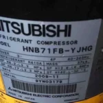 HNB71FA-YJG YJC YJE YBE HNB71FB-YJHG C Scroll Compressor Hermetic Refrigerant Compressor for MITSUBISHI ELECTRIC Compressor view