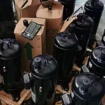 Compressor,Model: QXAS-F356N450,R410A,220-240V,50Hz1PhUSEDIN FLOOR STANDING TYPE WITH Refrigeration Compressor view