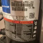Scroll Compressor Zf06k4e-pfv-231 Refrigeration Compressor for Copleland Compressor view