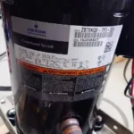 Scroll Compressor ZB21KQ ZB45KQE ZB58KQ ZB76KQE-TFD-552 ZB114KQ ZB190KQE Copeland Refrigeration Compressor view