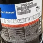 ZF09K4E-TFD-556 3HP of low temperature refrigeration compressor view