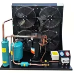 YM132E1G-100 Condensing Unit Low-temperature Open Scroll Air-cooled Refrigeration Unit for Cold Storage